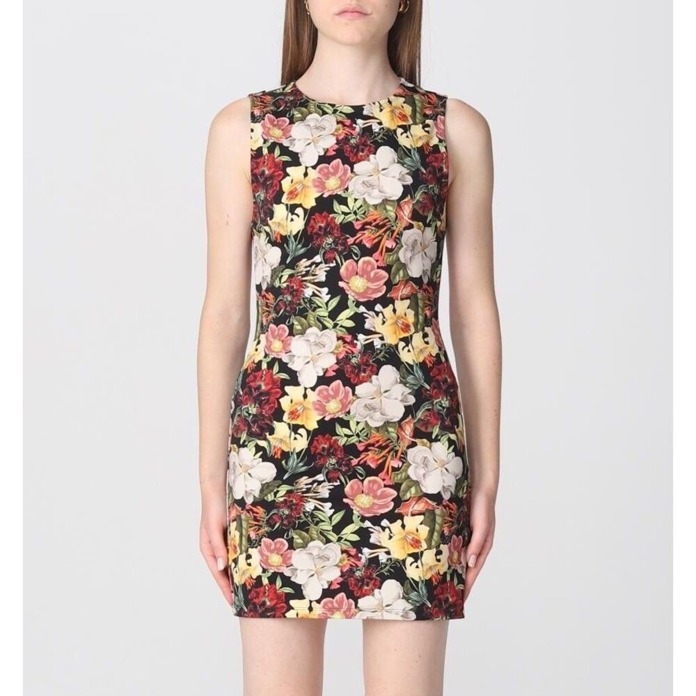 Alice + Olivia Wynell Floral Sheath Mini Dress Sz 12 Scuba Mod Event Cocktail